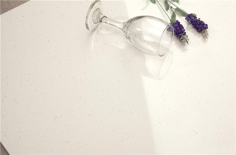 Pure white full body with micro-crystal Spots tiles VDBKL039T 60x60cm/24x24'